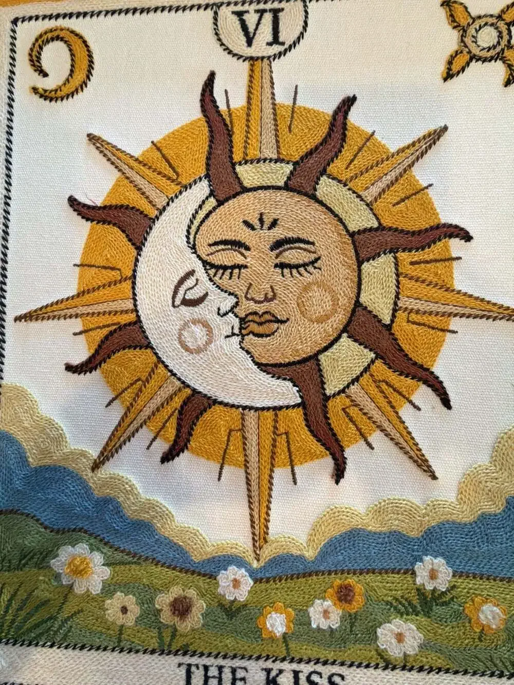 BP Home Woven Artistry The Kiss Celestial Tarot Wall Decor